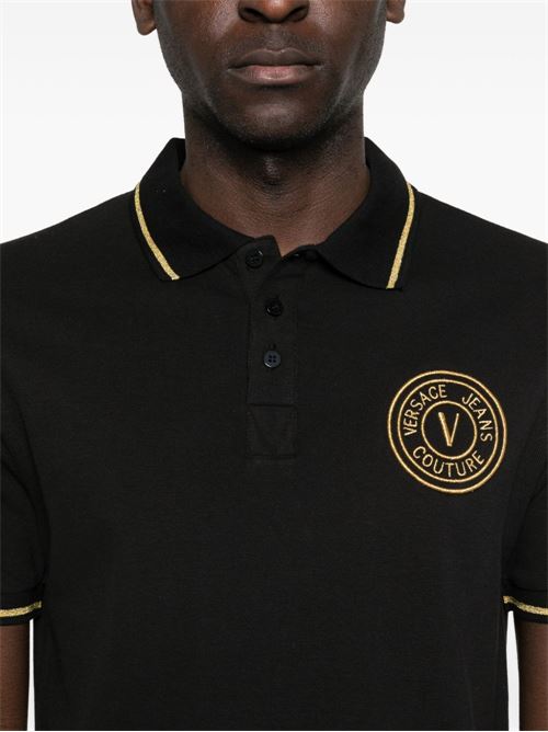 Polo uomo maniche corte Versace jeans Couture | 80GAGT03CJ01TG89